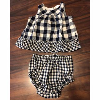 ベビーギャップ(babyGAP)のお値下げbaby GAP　セットアップ6-12months 70-80サイズ(ワンピース)