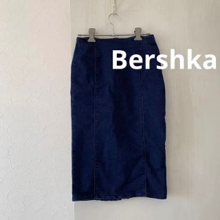 ベルシュカ(Bershka)のデニム　タイトスカート　ハイウエスト　スリット　ベルシュカ　S  ザラ　ZARA(ひざ丈スカート)