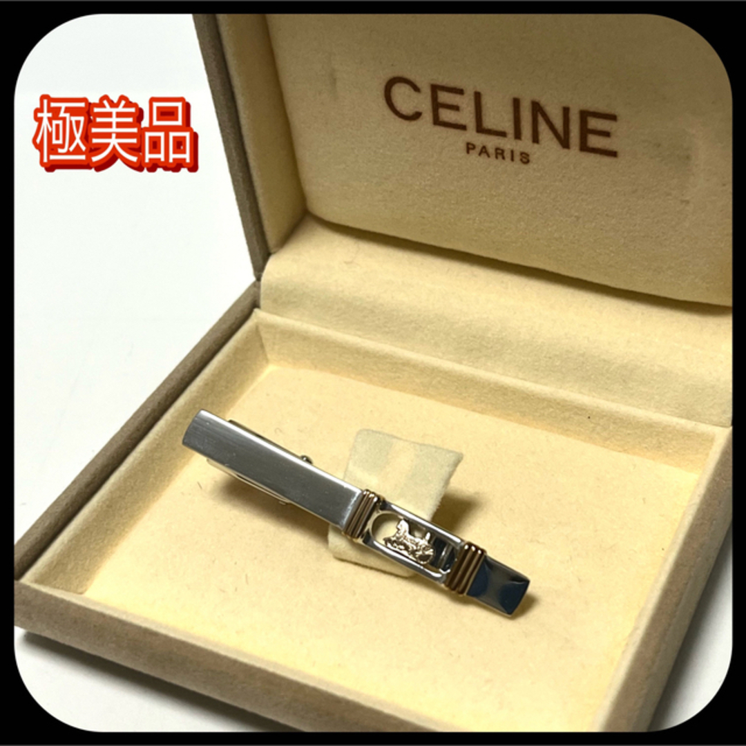 celine - ✨極 美品✨ 箱付き✨ CELINE セリーヌ ネクタイピン 馬車