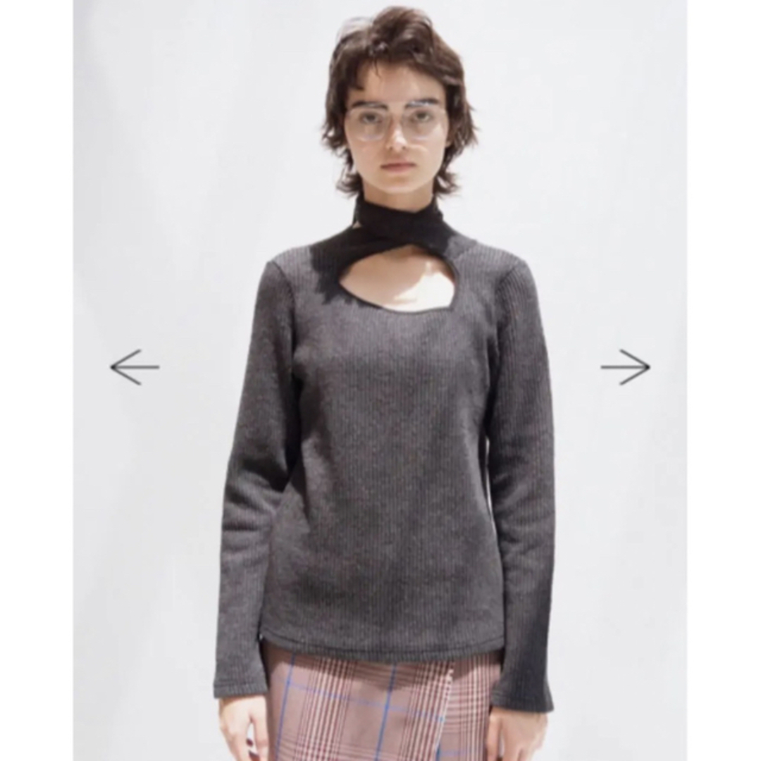 soduk スドーク ribbon knit tops リボンニット-