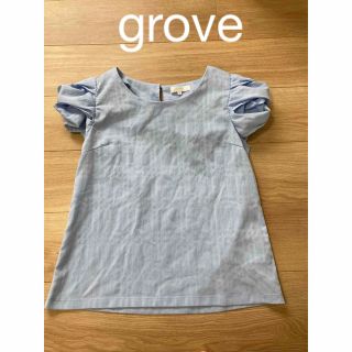 グローブ(grove)のパフスリーブ　トップス(カットソー(半袖/袖なし))