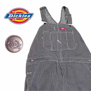 ディッキーズ(Dickies)の希少★Dickies ディッキーズ オーバーオール 刺繍ロゴ ストライプ柄 (サロペット/オーバーオール)