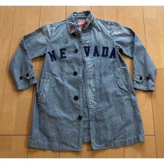 デニムダンガリー(DENIM DUNGAREE)のデニムダンガリー ジャケット　長袖 シャツ デニム 130 キッズ(ジャケット/上着)