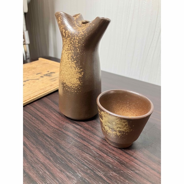 エンタメ/ホビー古美術　工芸品　徳利　おちょこ