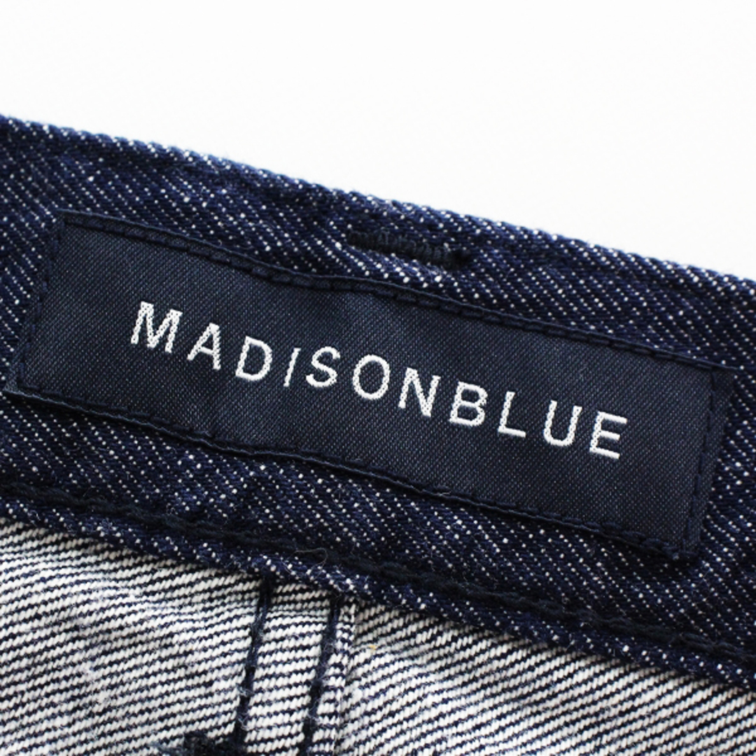 2020SS MADISON BLUE マディソンブルー ハイウエスト デニムパンツ 02(M)/インディゴ 半端丈【2400013310680】 8