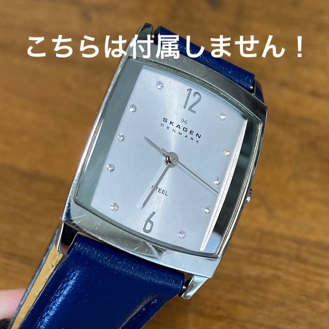 SKAGEN(スカーゲン)の※ジャンク品　スカーゲン　腕時計　革ベルトのみ レディースのファッション小物(腕時計)の商品写真