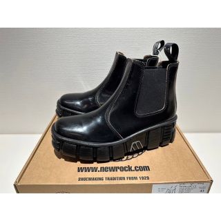 新品❗️NEW ROCK パンク厚底ブーツ ガラスレザー ブラック 27cm-