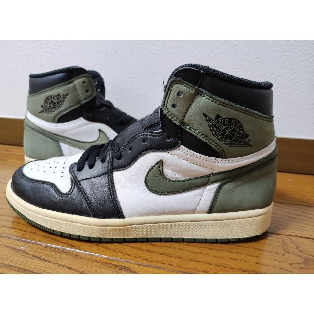 靴/シューズNIKE AIR JORDAN1 RETRO HIGH OG CLAYGREEN