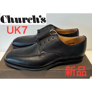 チャーチ(Church's)の新品❗️ Church's ソフトグレインレザー UK7 ブラック(ドレス/ビジネス)