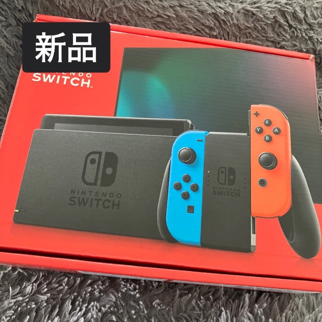 新品 Nintendo Switch  ネオンブルー レッド 新パッケージ 小型