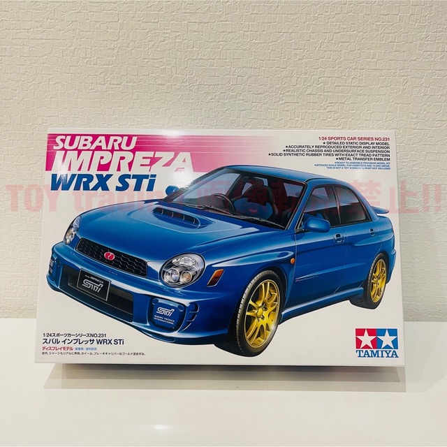 スバル(スバル)のタミヤ模型 スバル インプレッサ WRX STi 1/24 プラモデル エンタメ/ホビーのおもちゃ/ぬいぐるみ(模型/プラモデル)の商品写真