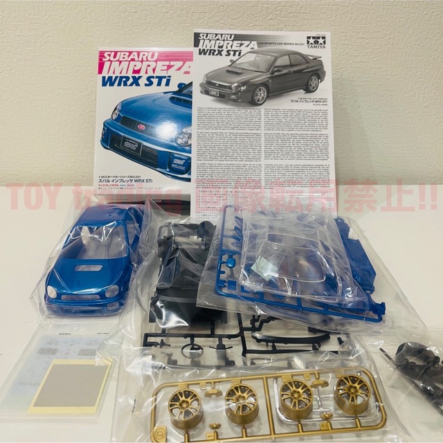 スバル(スバル)のタミヤ模型 スバル インプレッサ WRX STi 1/24 プラモデル エンタメ/ホビーのおもちゃ/ぬいぐるみ(模型/プラモデル)の商品写真