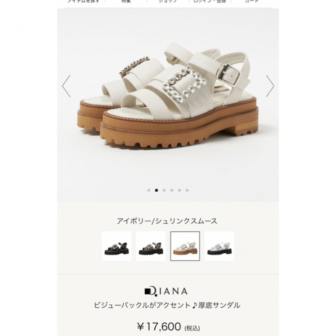 DIANA サンダル　24.5センチ 8