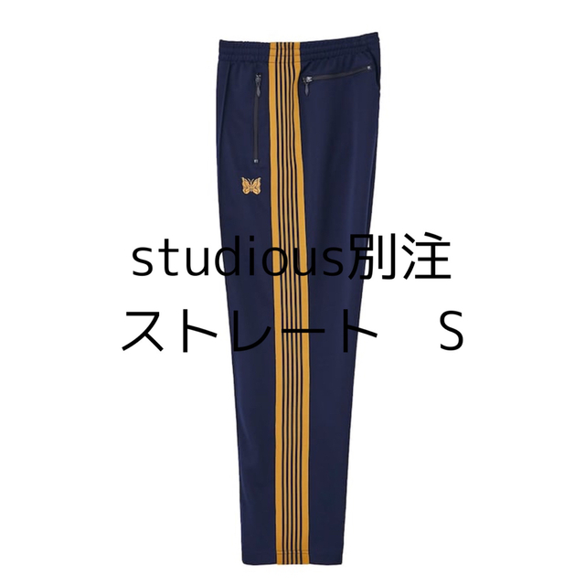 Needles - needles studious別注 ネイビー ストレート Sの通販 by あ's