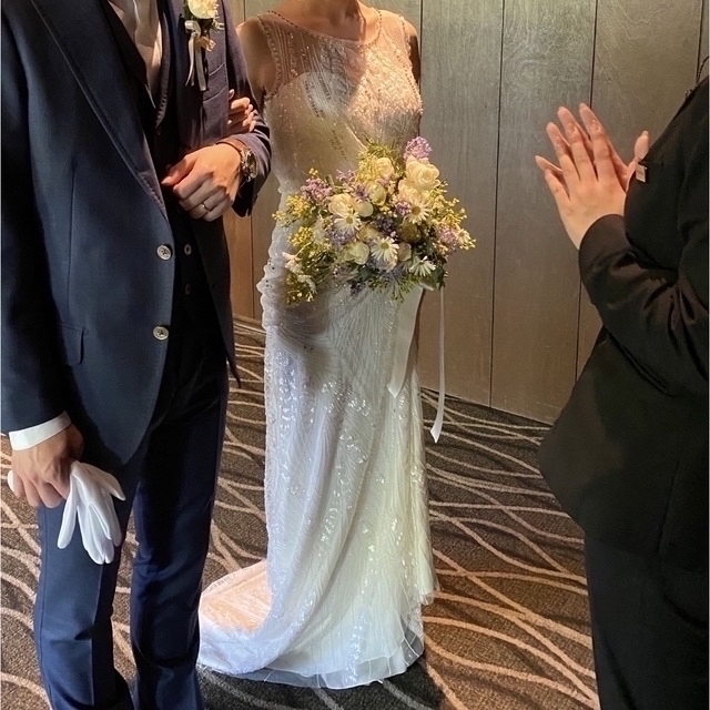 ウェディングドレス もりあがり Jenny Packham ハーミア UK4 ウェディングドレス もりあがり Jenny Packham ハーミア UK4
