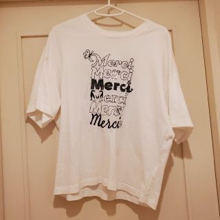 marble sud merci Tシャツ マーブルシュッド メルシーT 白(Tシャツ(半袖/袖なし))