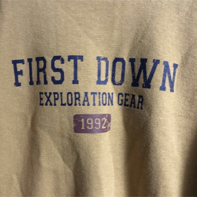 FIRST DOWN(ファーストダウン)のファーストダウン スウェット トレーナー '90S 古着　裏起毛 メンズのトップス(スウェット)の商品写真