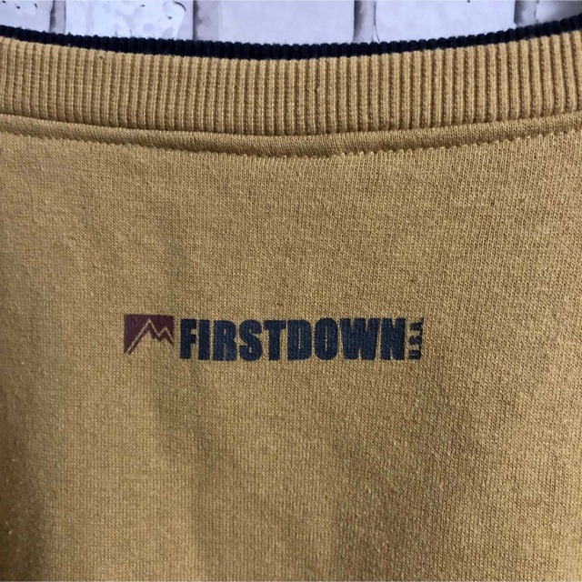 FIRST DOWN(ファーストダウン)のファーストダウン スウェット トレーナー '90S 古着　裏起毛 メンズのトップス(スウェット)の商品写真