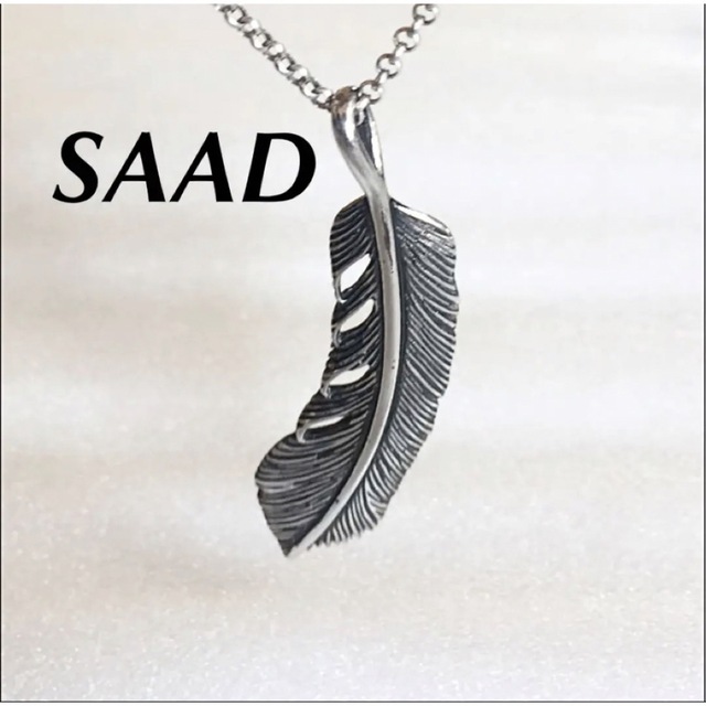 SAAD サード フェザー925silverネックレス | hartwellspremium.com