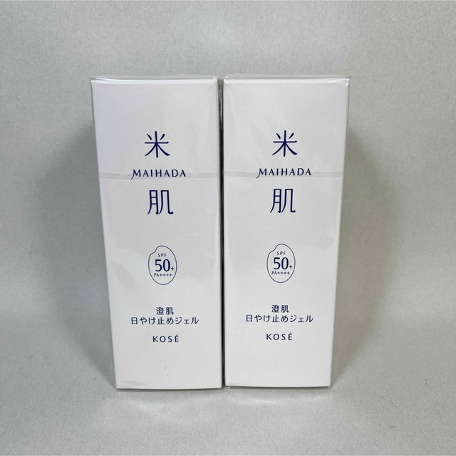 KOSE 米肌 日焼け止めジェル 80g 2本セット SPF50+/PA++++