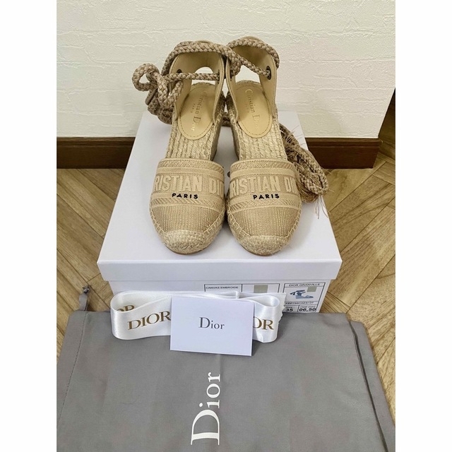 DIOR Granville レースアップ サンダル 35 | フリマアプリ ラクマ