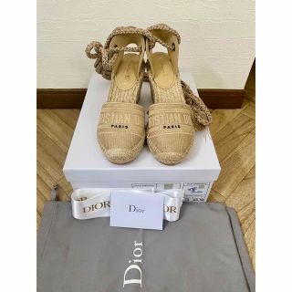 DIOR Granville レースアップ サンダル 35