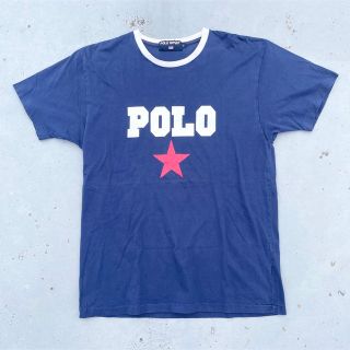 ポロラルフローレン(POLO RALPH LAUREN)の【vintage】90s POLO SPORT Tシャツ　リンガー　ワンスター(Tシャツ/カットソー(半袖/袖なし))