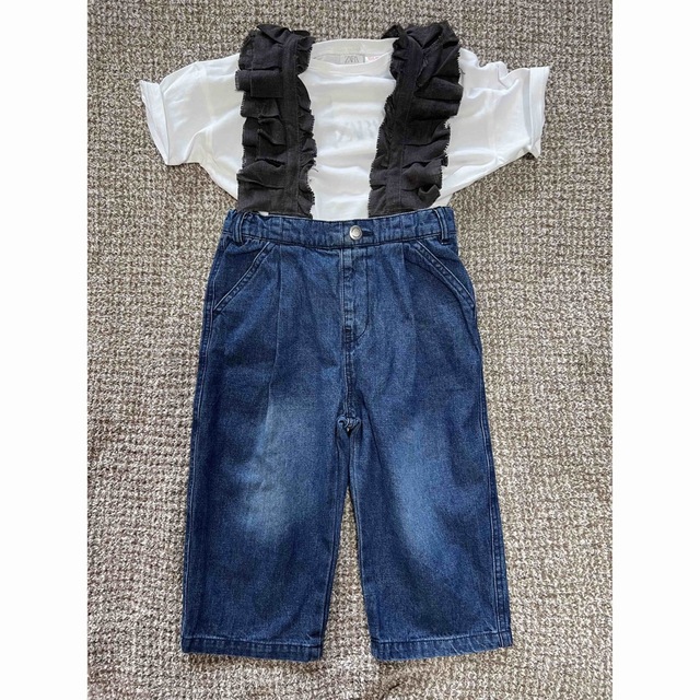 MARKEY'S(マーキーズ)の【新品同様】MARKEY’S子供サロペット キッズ/ベビー/マタニティのキッズ服女の子用(90cm~)(パンツ/スパッツ)の商品写真