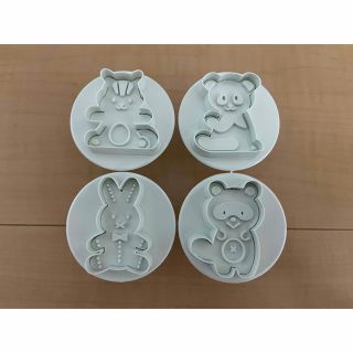 cotta 動物クッキー型　4点セット(調理道具/製菓道具)