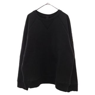 クロムハーツ(Chrome Hearts)のCHROME HEARTS クロムハーツ 22AW GRP Y NOT Raglan Crewneck Sweatshirt ワイノットラグランクルーネックスウェット クロスパッチトレーナー ブラック(スウェット)