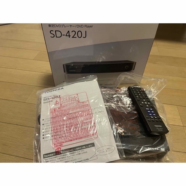 東芝 DVDプレーヤー SD-420J(1台) スマホ/家電/カメラのテレビ/映像機器(ブルーレイプレイヤー)の商品写真