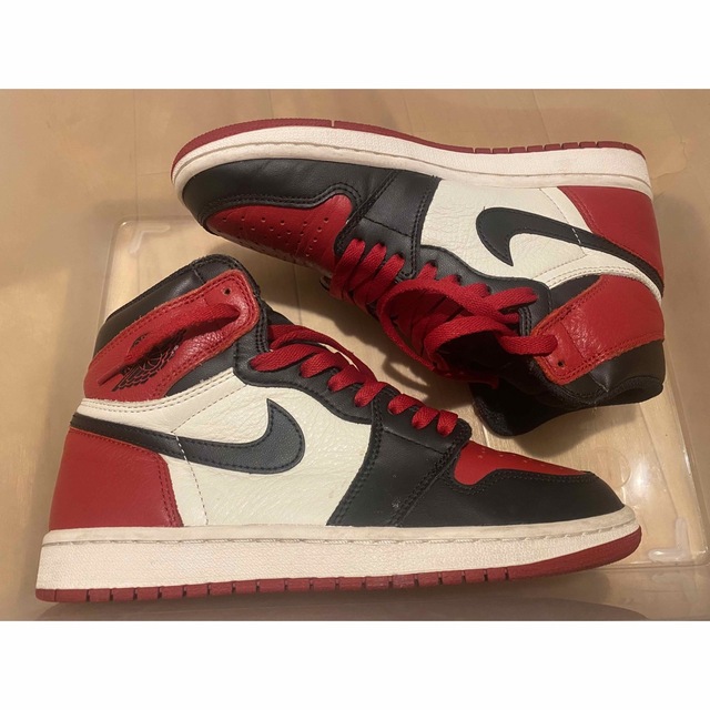 NIKE AIR JORDAN1 bred toe