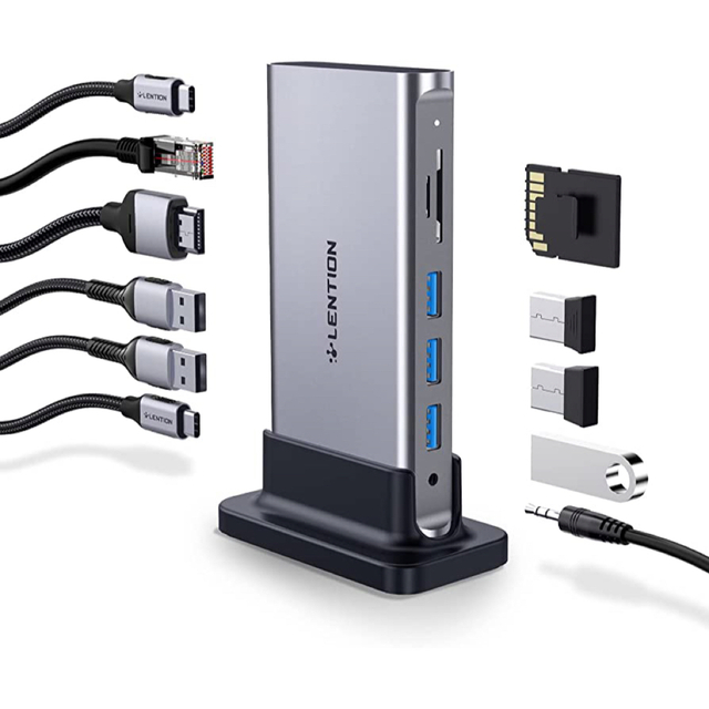 LENTION 11in1 縦置き USB C ドッキングステーション