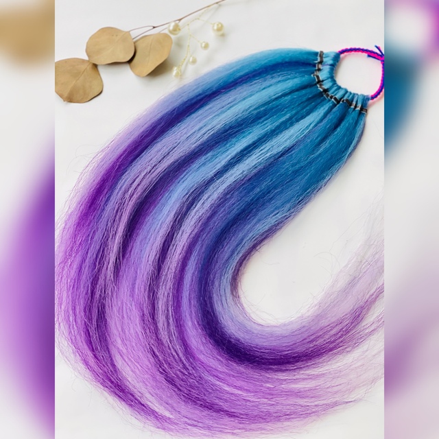 【新品】 EZPO#B56 ポニーテールエクステ ヘアアクセ ヘアゴム レディースのヘアアクセサリー(ヘアゴム/シュシュ)の商品写真