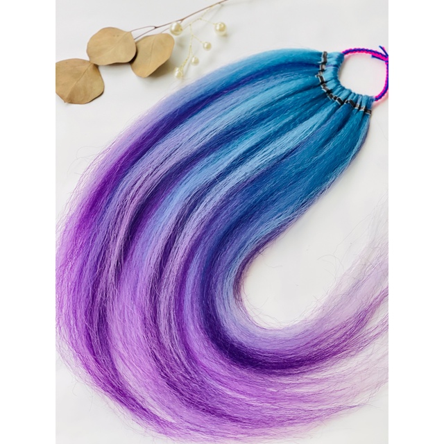 【新品】 EZPO#B56 ポニーテールエクステ ヘアアクセ ヘアゴム レディースのヘアアクセサリー(ヘアゴム/シュシュ)の商品写真