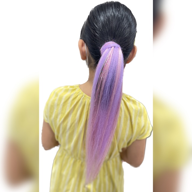 【新品】 EZPO#B56 ポニーテールエクステ ヘアアクセ ヘアゴム レディースのヘアアクセサリー(ヘアゴム/シュシュ)の商品写真