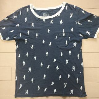 White Mountaineering ホワイトマウンテニアリング Tシャツ サイズ:1 タイダイ柄 ポケット WM2171518 半袖 クルーネック 21SS ネイビー マルチカラー トップス カットソー ブランド カジュアル シンプル 日本製【メンズ】