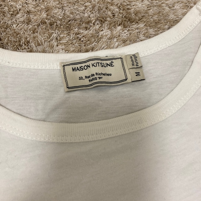 MAISON KITSUNE'(メゾンキツネ)のmaison Kistune tシャツ　mサイズ レディースのトップス(Tシャツ(半袖/袖なし))の商品写真