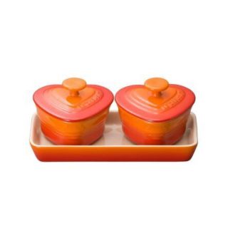 ルクルーゼ(LE CREUSET)のLE CREUSET ル・クルーゼ　プチ・ラムカン・ダムール・セット(食器)