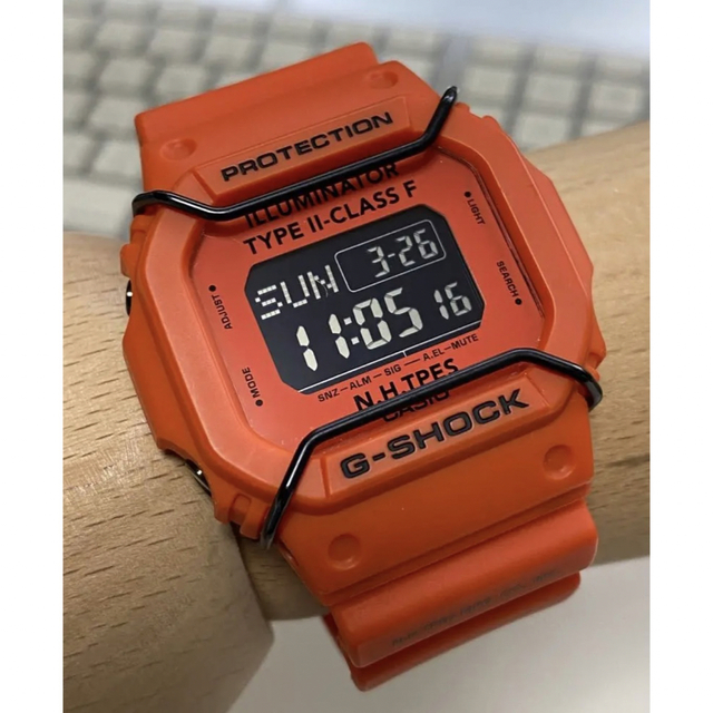 コラボ/G-SHOCK/エヌハリウッド/限定/スピード/オレンジ/DW-5600