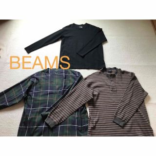 ビームス(BEAMS)のBEAMS メンズ　カットソー　3点セット(Tシャツ/カットソー(七分/長袖))