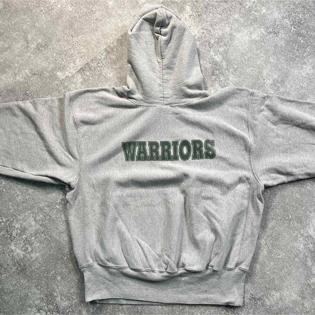 90s Champion リバースウィーブ フーディ両面 WARRIORS 1