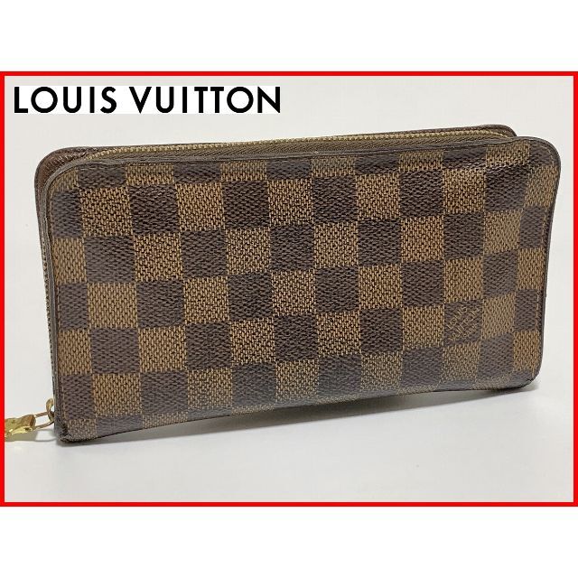 LOUIS VUITTON ルイヴィトン ジッピー ダミエ 財布 D8