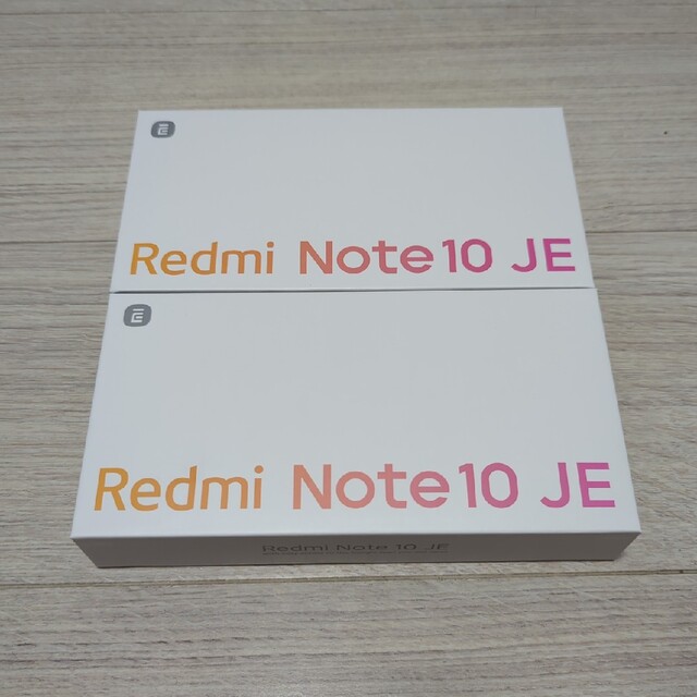 【新品2台】Xiaomi Redmi Note 10 JE XIG02 スマホ/家電/カメラのスマートフォン/携帯電話(スマートフォン本体)の商品写真