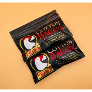 VAPE COTTON BACON PRIME ベーコン プライム2個セット(タバコグッズ)