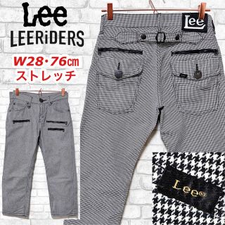 リー(Lee)のLee RIDERS リーライダース 千鳥格子 ストレッチ クロップドパンツ(ワークパンツ/カーゴパンツ)