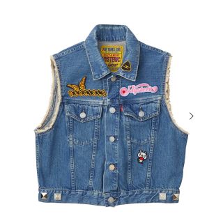 ヒステリックグラマー(HYSTERIC GLAMOUR)の新品未使用 HYSTERIC GLAMOUR カスタムデニムベスト(Gジャン/デニムジャケット)