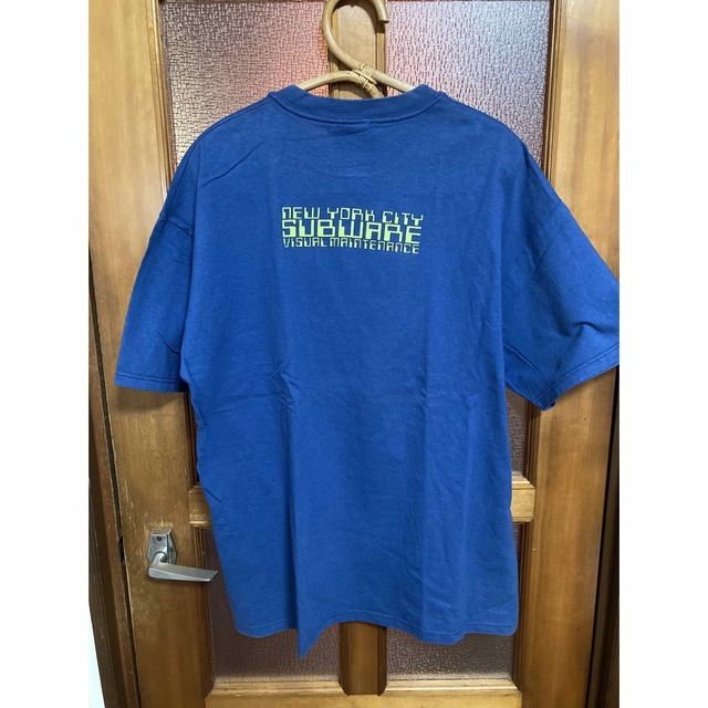 SUBWARE(サブウェア)のSUBWARE サブウェア　Tシャツ　'90 古着　ブルー　XL  ビッグシャツ メンズのトップス(Tシャツ/カットソー(半袖/袖なし))の商品写真