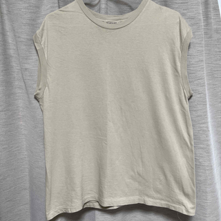 オーラリー(AURALEE)のAURALEE ノースリーブ　トップス(Tシャツ(半袖/袖なし))
