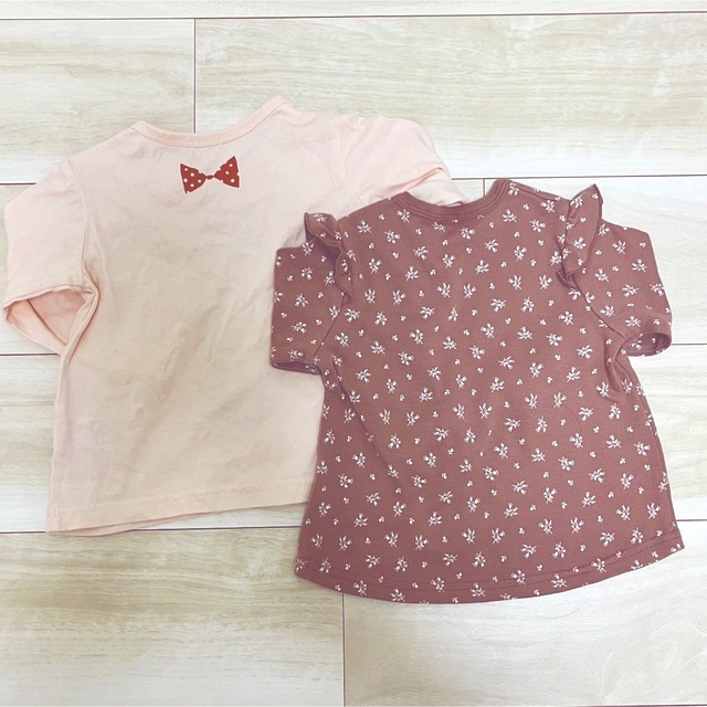 petit main(プティマイン)の美品　プティマイン　トップス　90 キッズ/ベビー/マタニティのキッズ服女の子用(90cm~)(Tシャツ/カットソー)の商品写真